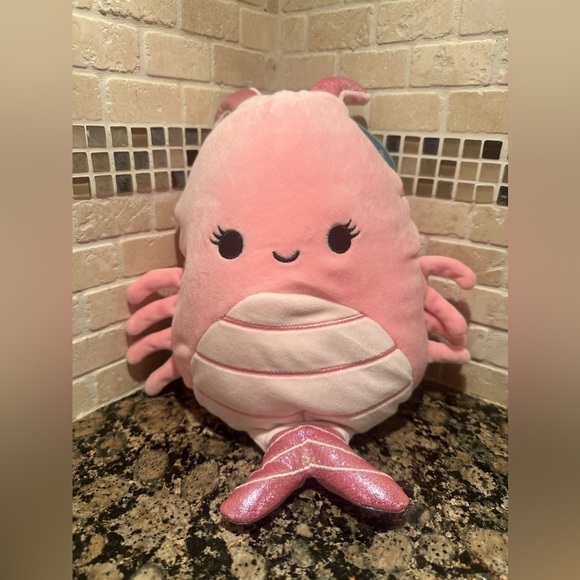 Squishmallows Simone the Shrimp 7" Stuffed Plush - Picture 6 of 7